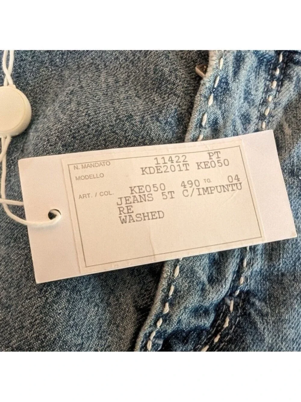Michael Kors Y2K Light Wash Stitched Seam Flare Jeans Size 4